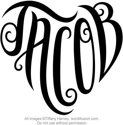 Jacob" Heart Design | Flickr - Photo Sharing! Jacob Tattoo Name Design, Jacob Name Tattoo, Gigi Tattoo, Jacob Tattoo, Heart Tattoos With Names, Name Tattoos On Wrist, A Tattoo Design, Chicano Lettering, Tattoo Name