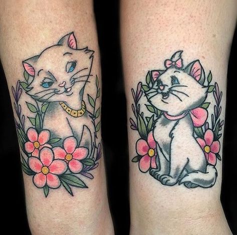 250+ Best Disney Tattoo Designs (2021) Simple Small Themed Ideas from Disneyland World Tattoo Designs Disney, Disney Tattoo Designs, Disney Tattoos For Men, Aristocats Tattoo, Matching Disney Tattoos, Mommy Daughter Tattoos, Disney Stitch Tattoo, Disney Inspired Tattoos, Mother Daughter Tattoo