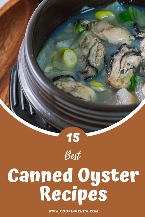 Oyster Appetizers, Oyster Gravy Recipe, Recipes With Oysters, Recipes Using Canned Oysters, Healthy Oyster Recipes, Easy Oyster Recipes, Canned Oysters Recipes, Canned Oyster Recipes Appetizers, How To Eat Canned Oysters