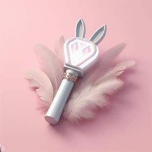 rabbit themed kpop lightstick (ai) Kpop Lightstick, Different Planets, Kpop Groups, Quick Saves