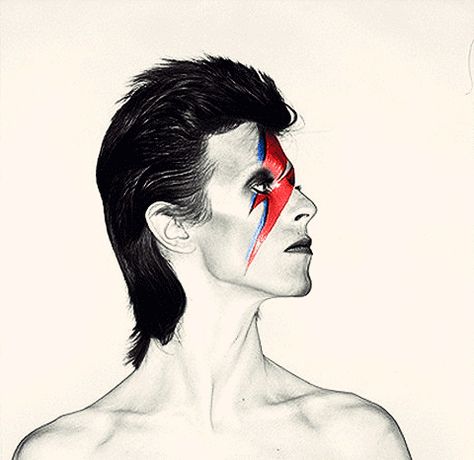 &... David Bowie - Stardust gif Brian Duffy, David Bowie Ziggy, Joe Strummer, Aladdin Sane, Space Oddity, The Rocky Horror Picture Show, Elvis Costello, Rock N’roll, Ziggy Stardust