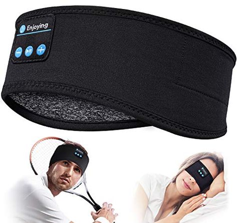 Sleep Headphones Personalised Gifts Sleepphones - Bluetooth Headband Sleep Headphones Wireless Sports Headband, Ultra... Sleeping Headphones, Sleep Band, Tech Gifts For Men, Camping Bedarf, Sleep Headphones, Sleep Gifts, Unique Valentines Day Gifts, Headphones Bluetooth, Music Headphones