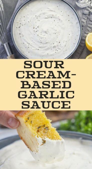 Sour Cream Sauces, Sour Cream Pasta Sauce, Creamy Steak Sauce, Shawarma Garlic Sauce, Steak Cream Sauce, Sour Cream Dipping Sauce, Pizza Dipping Sauce, Pickle Pizza, Mexican Sour Cream