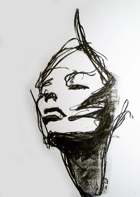 image from www.pinterest.com 심플한 그림, Charcoal Art, Arte Sketchbook, Pics Art, Life Drawing, A Drawing, Portrait Drawing, 그림 그리기, Drawing Inspiration