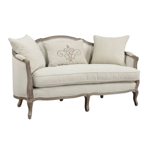 French Country Couch, French Country Sofa, Country Sofas, Upholstered Settee, Rolled Arm Sofa, Parade Of Homes, Settee, Upholstered Sofa, French Country