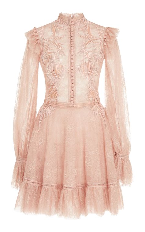 Chantilly Dress, Chantilly Lace Dress, Pink Short Dress, Lace Short Dress, Vintage Lace Dress, Dress Moda Operandi, Detail Couture, Pink Lace Dress, Boho Summer Dresses