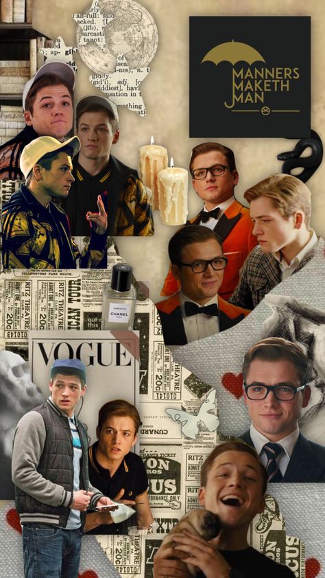 mr egerton #taronegerton #taronegertoncollage #eggsyunwin #kingsmanshuffle #kingsmanmovie #kingsman #movie #movieaesthetic #moviemoodboard #collage #aesthetic Eggsy Unwin Wallpaper, Kingsman Aesthetic Wallpaper, Eggsy Kingsman Wallpaper, Kingsmen Aesthetic, Kingsmen Movie, Taron Egerton Wallpaper, Kingsman Wallpaper, Kingsman Aesthetic, Kingsman 3