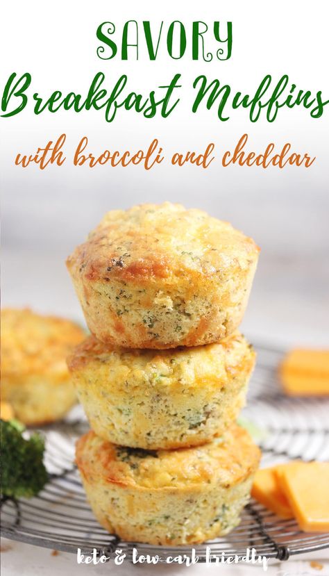 Broccoli Cheese Muffins, Broccoli Muffins, Savory Breakfast Muffins, Cheese And Broccoli, Low Carb Keto Breakfast, Keto Muffin Recipe, Healthy Low Fat Recipes, Dinner Recipes Healthy Low Carb, The Boiled Egg Diet