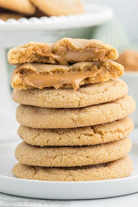 Filled Peanut Butter Cookies, Peanut Butter Cream Cookies, Award Winning Peanut Butter Cookies, Miranda Lambert Peanut Butter Cookies, Peanut Butter Filling For Cookies, Easy Stuffed Cookies, Peanut Butter Lovers Desserts, Peanut Butter Filled Cookies, Peanut Butter Flavors