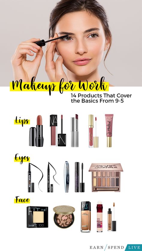 When it comes to makeup for work, it’s best to stick to the basics. Here are the makeup essentials you need to get you through 9-5 and on to happy hour. Makeup Looks For Work, Professional Makeup Looks, Makeup For Work, Professional Makeup Tips, Vaseline Uses, Bunting Diy, Work Makeup, College Tips, Lifestyle Tips