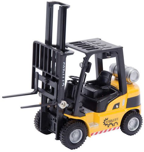 Die-Cast Forklift Mini Pallet Coasters, Pallet Coasters, Play Vehicles, Taxi Cab, Construction Equipment, Riding Lawnmower, Police Cars, Diecast Models, School Bus