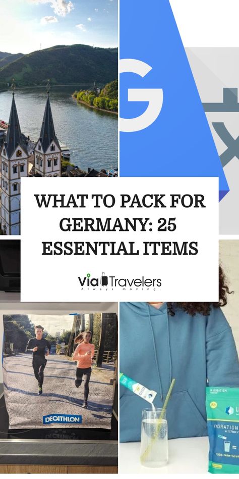 Here’s what to pack for Germany from the bare essentials to insider recommendations for all sorts of trips, anywhere in Germany, any time of year! September In Germany Outfits, German Travel Outfits, Travel To Germany Outfits, Germany Vacation Outfits, Germany Trip Outfits, What To Wear In Germany In September, Outfits For Germany Summer, What To Wear In Germany Summer, Outfits For Germany