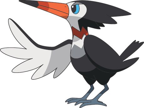 Trumbeak | Pokémon Wiki | FANDOM powered by Wikia Flying Type Pokemon, Pokemon Wiki, Bird Pokemon, Flying Type, Universe Movie, Pokemon Craft, Mega Evolution, Ash Pokemon, Pokemon Pokedex