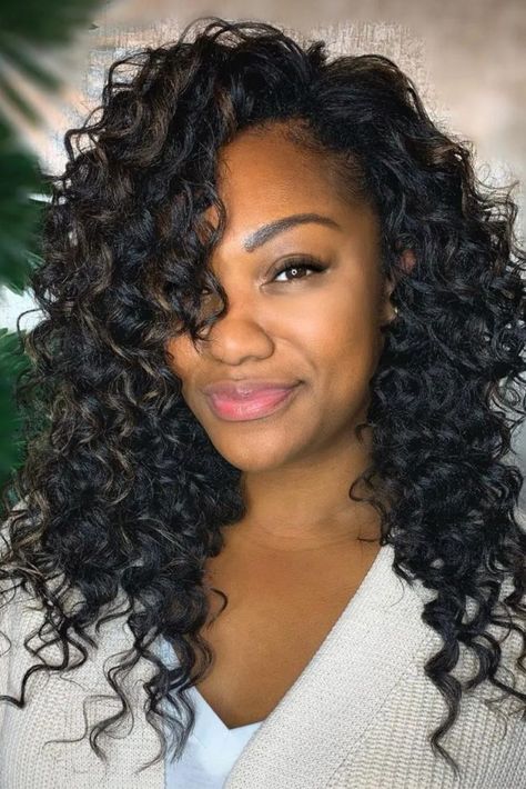 30 Curly Crochet Hair Styles – Stylish Hair Ideas Straight Crotchet Hairstyles Black Women, Wedding Crochet Hairstyles, Natural Hairstyles For Black Kids, Freetress Deep Twist Crochet, Curly Crotchet Hairstyles, Types Of Crochet Hair, Over 50 Hairstyles For Women, Crochet Straight Hair, Short Curly Weave Hairstyles