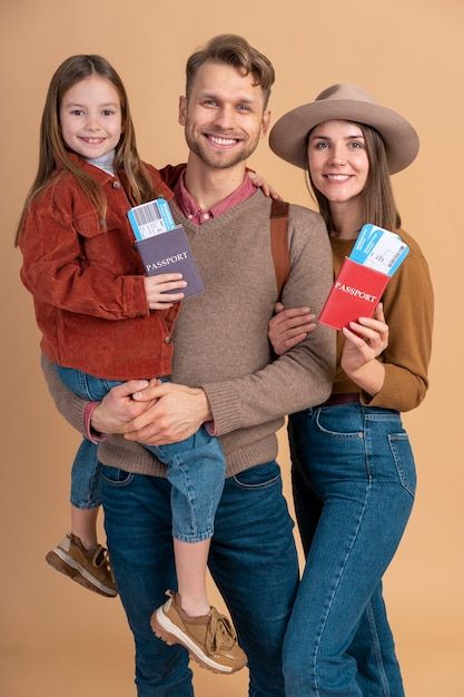 Young family of three posing together be... | Free Photo #Freepik #freephoto #family-traveling #family-travel #family-trip #mom-daughter Traveling Family, Family Traveling, Thailand Trip, Family Of 3, Family Of Three, Travel Family, Young Family, Travel Images, Family Trip