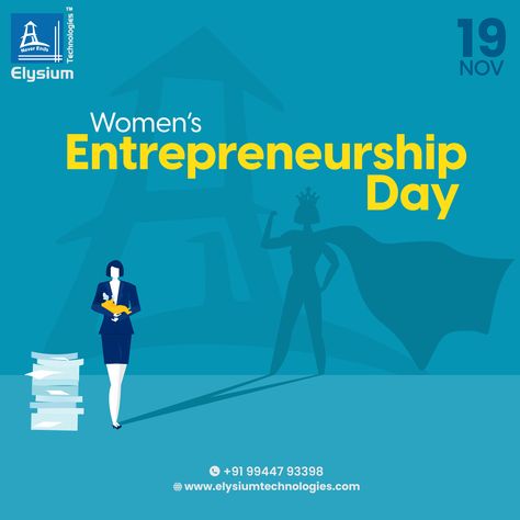 Today's women 👩‍🦰 are finding success with startups or branching out on their own , Elysium Technologies Celebrating 🎊 all the women Entrepreneur's in this Women's Entrepreneurship Day and Encourage Each Woman To Stand By Their Own 👩‍💼 #womenentrepreneur #womeninbusiness #entrepreneur #womenempowerment #womensupportingwomen #womenentrepreneurs #smallbusiness #femaleentrepreneur #entrepreneurlife #girlboss #business #womeninspiringwomen #Elysiumtechnologies #Datasciencecompany Women Entrepreneurship, Female Entrepreneur, Women Supporting Women, Data Science, Inspirational Women, Women Empowerment, Encouragement, Celebrities