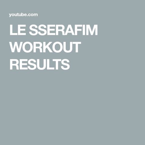 LE SSERAFIM WORKOUT RESULTS 🖤🤍 Sserafim Workout, Le Sserafim Workout, Workout Results, Starbucks Recipes, Pretty Skin Care, Pretty Skin, Skin Care, The Creator, Skin