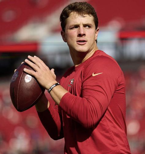 UPDATE - The 49ers Will SIT Brock Purdy vs The Rams In Week 18. What are your thoughts? Purdy 49ers, Mr Irrelevant, 49ers Quarterback, 49ers Players, Brock Purdy, Nfl Football 49ers, Cute Football Players, Nfl 49ers, 49ers Football