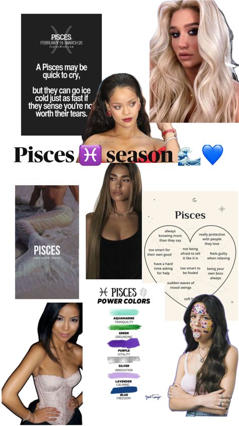 Pisces aesthetic March birthday February birthday baddie celebrities entertainment springtime women facts February Pisces, Birthday Baddie, Pisces Aesthetic, March Pisces, Pisces Season, Women Facts, Vsco Summer, Astrology Pisces, Pisces Woman