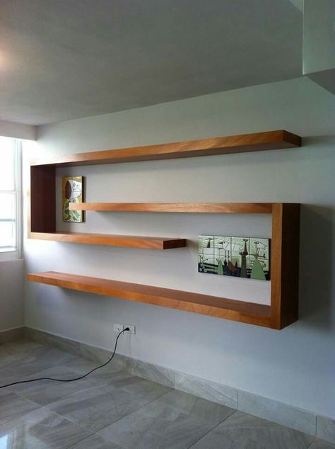 Shelves Modern, Corner Wall Shelves, Modern Wall Shelf, Regal Design, Wall Shelves Design, Bookshelf Design, Floating Shelves Diy, Corner Wall, Bookshelves Diy