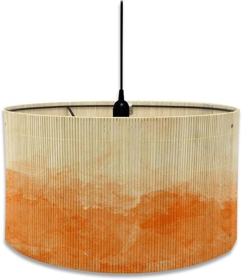 Morbuy Lampshade for Table Lamps, Watercolor Gradient Print Drum Ceiling Lampshade Bamboo Hotel Home Decorative Pendant Lamp Shade, for Wall Lamp, Bedside Lamp and Floor Lamp (Orange) : Amazon.co.uk: Lighting Watercolor Gradient, Ceiling Lampshade, Shade Ideas, Gradient Print, Lamp Bedside, Bathroom Safety, Hotel Home, Pendant Lamp Shade, Save Power