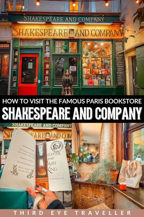 How to visit Shakespeare and Company Bookshop Paris Shakespeare And Company Paris, Best Cafes In Paris, Paris Trip Planning, French Basics, Paris Bucket List, Shakespeare And Company, Paris Travel Tips, Paris Travel Guide, Paris Cafe