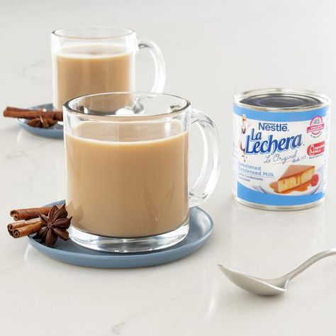 Chai Tea with Sweetened Condensed Milk | GoodNes Sweetened Condensed Milk Drinks, Canned Milk, Recipe With Condensed Milk, Chai Tea Latte Recipe, Chai Tea Recipe, Condensed Milk Recipes, Chai Recipe, Chai Tea Latte, Latte Recipe