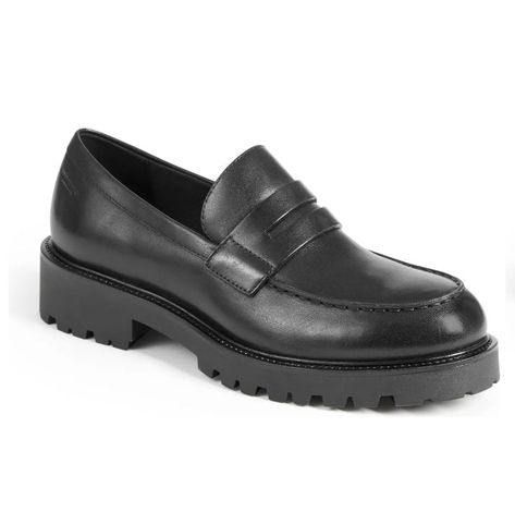 Best Loafers, Vagabond Shoemakers, Loafers Trend, Vagabond Shoes, Carrie White, Chunky Loafers, Black Loafers, Lug Sole, Penny Loafers