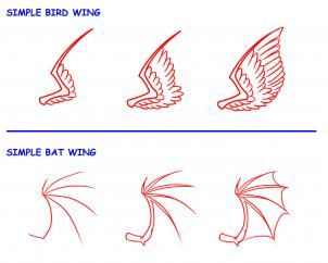 How to Draw Wings, Step by Step, Concept Art, Fantasy, FREE Online ... How To Draw Wings, Draw Wings, Wings Sketch, Minecraft Pig, Draw Chibi, Wings Drawing, Drawing Sheet, Wings Art, Bird Wings