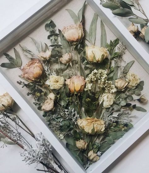 Bouquet Shadow Box, Dried Flowers Diy, Wedding Shadow Box, Diy Shadow Box, Wedding Bouquet Preservation, Floral Preservation, Flower Shadow Box, Bouquet Preservation, Dried Bouquet