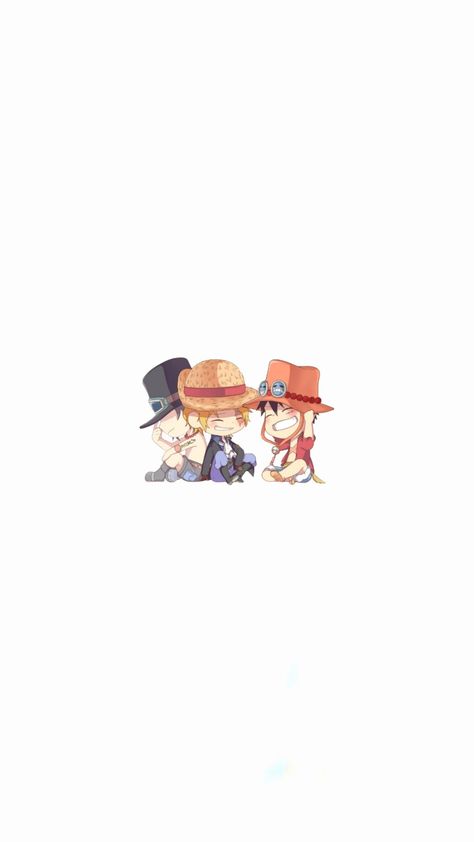 Asl Wallpaper One Piece, One Piece Cute Wallpaper, One Piece Asl Wallpaper, Cute One Piece Wallpaper, Asl Wallpaper, One Piece Logo, Personajes Studio Ghibli, Ace Sabo Luffy, Chibi Wallpaper