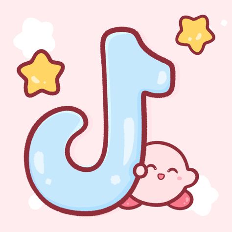 Kirby Spotify Icon, Kirby Youtube Icon, Cute App Logos, Kirby Phone App Icons, Kirby App Icons Aesthetic, Tiktok Cute Icon, Kirby Phone Icons, Kirby Themed Phone, Cute Settings Icon