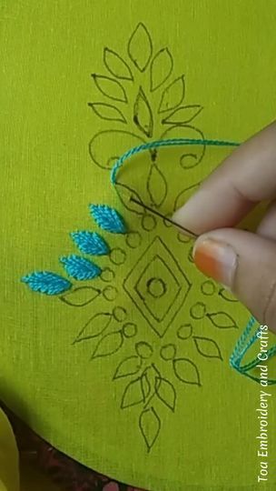 Basic Hand Embroidery Stitches, Flower Machine Embroidery Designs, Simple Hand Embroidery Patterns, Diy Embroidery Designs, Hand Embroidery Patterns Flowers, Diy Embroidery Patterns, Hand Embroidery Kit, Handmade Embroidery Designs, Brazilian Embroidery