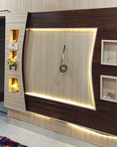 Pvc ceiling design, pvc wall design, Pvc panel, perfect pvc decor Slat Tv Wall, Wood Slat Tv Wall, Tv Wall Panel Design, Lcd Panel Designs, Stair Wall Design, Aluminium Partition, Large Tv Wall Ideas Living Room, Tv Accent Wall, Tv Shelf Design