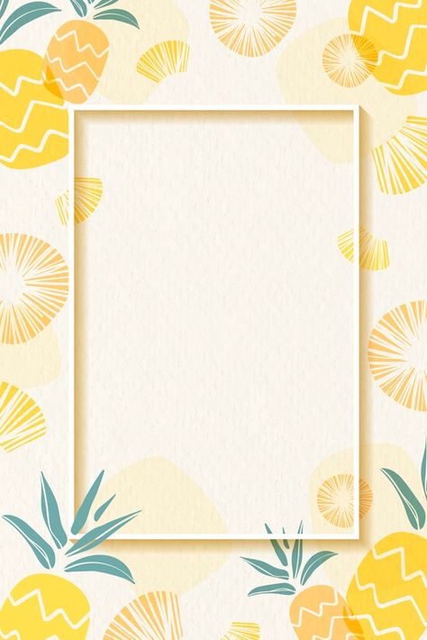 Background With Design, Pineapple Background, Pineapple Backgrounds, Space Vector, Frame Download, Patterned Background, Design Picture, Powerpoint Background Design, Minimal Prints