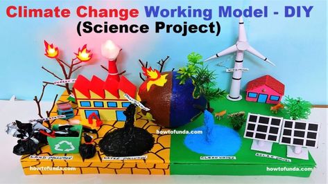 25 environmental awareness models for school projects Go Green Project For School, Climate Action Projects, Climate Changing Project, Green House Project For School, Green House Effect Science Project, Pollution Science Project, Steam Science Projects, Model Science Project, Environmental Science Projects