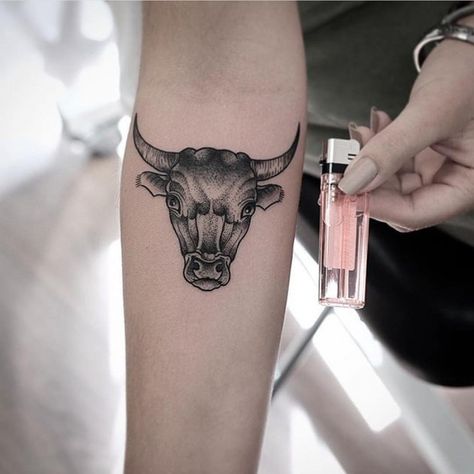 Taurus Tattoo For My Son, Taurus Head Tattoo, Bull Face Tattoo, Bull Tattoo Men, Bull Tattoo Design For Men, Taurus Bull Tattoos For Women, Bull Tattoo Design, Bull Head Tattoo, Head Tattoo Ideas