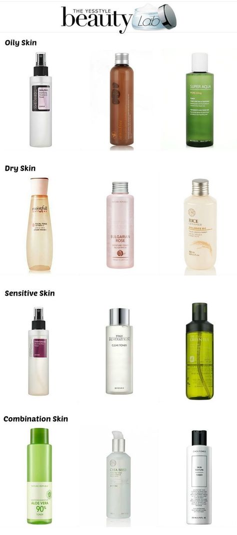 Products For Glowing Skin, Skin Care Routine For Teens, Korean Beauty Products, Combination Skin Type, Korean Skincare Routine, For Glowing Skin, Oily Skin Care, Skin Toner, Skin Cleanser Products