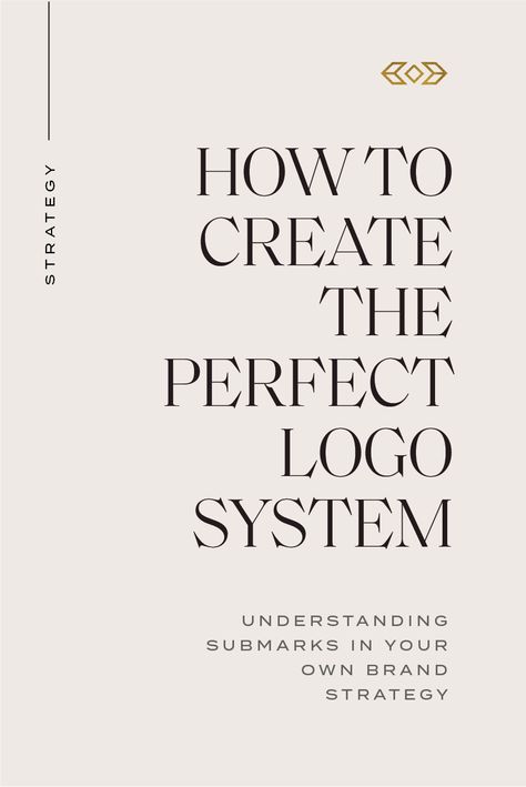 Discover the secrets of creating a powerful and memorable brand with our expertly crafted Logo System Design Strategy tips. Learn how to effectively use submark and logomark design, and dive into the world of brand systems to elevate your brand and captivate your audience. Your journey to brand success starts here. Logo Submark Design, Sub Brand Logo Design, Submarks Logo, Submark Logo Ideas, Luxury Logo Ideas, Brand Identity Design Luxury, Luxury Brand Logos, Logo Mark Design, Brand Bible