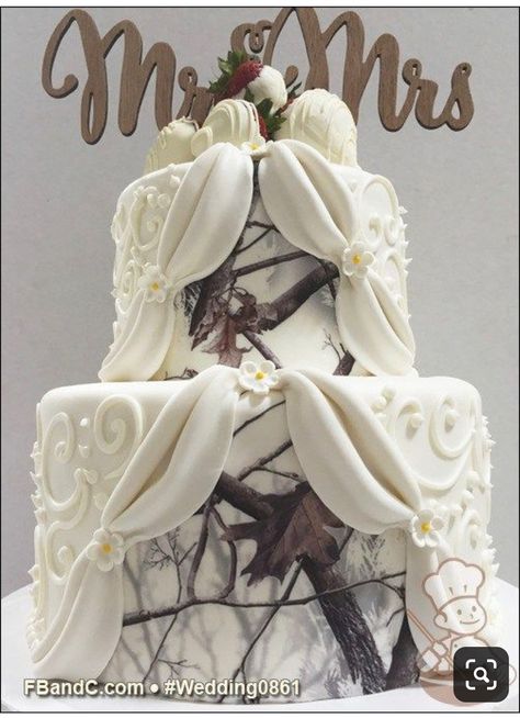 Camo Wedding Ideas, Camo Wedding Cakes, Camo Wedding Dresses, Camouflage Wedding, Country Wedding Cakes, Pretty Wedding Cakes, Fondant Wedding Cakes, Country Wedding Ideas, Camo Wedding