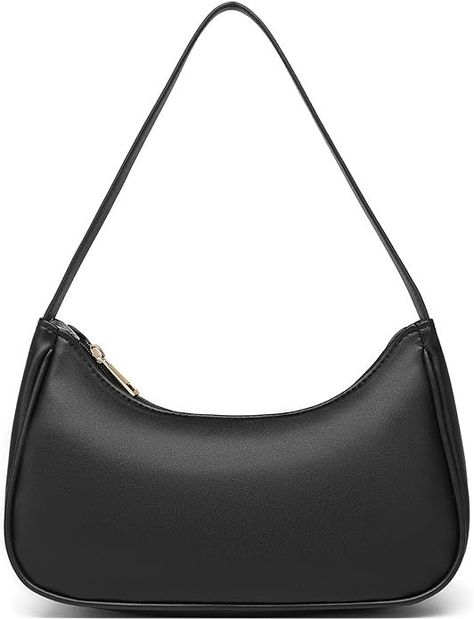 Amazon.com: Afashor Shoulder Bags for Women Vegan Leather Hobo Sling Tote Handbag Retro Clutch Purse with Zipper Closure Black : Clothing, Shoes & Jewelry Black Sling Bag, Sling Bags Women, Shoulder Sling Bag, Sling Bag Black, Shoulder Sling, Black Clothing, Sling Bags, Shoulder Bags For Women, Tote Handbag