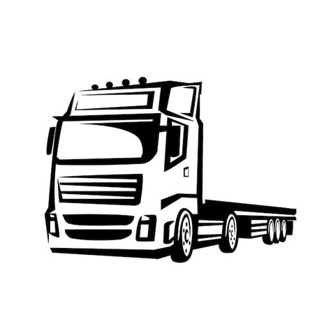 Truck icon logo vector design template | Premium Vector #Freepik #vector #truck-road #transport-truck #trailer-truck #logistics-truck Trucking Logo Design Ideas, Truck Logo Design Ideas, Truck Logo Design, Truck Silhouette, Trailer Logo, Transport Logo, Transportation Logo, Truck Tattoo, Truck Logo