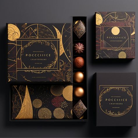 Chocolate Packaging Design | Design Inspiration | Chocolate Branding | Chocolate Brand Identity| Brand Identity Examples | Packaging Design Ideas | Chocolate Brand Template | Brand Identity for Chocolate Brand | Chocolate Packaging | Free Chocolate Packaging Mockup | Brand Packaging | Product Packaging | Chocolate Pack Branding
Created by #MidjourneyAI, #Midjourney #aiart #art #ai #artificialintelligence #machinelearning #aiartcommunity #aiwebsite Luxury Cookies Packaging, High End Chocolate Packaging, Chocolate Brand Name Ideas, Luxury Chocolate Box Design, Chocolate Box Packaging Design, Premium Chocolate Packaging, Luxury Chocolate Packaging, Elegant Packaging Design, Chocolate Template