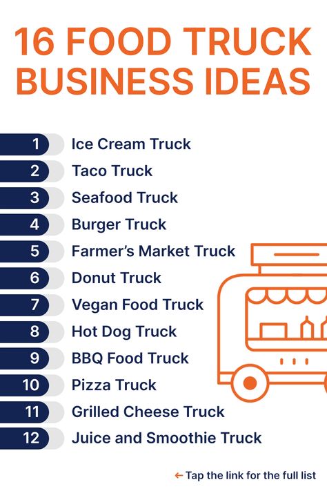 If you want to start your own food service business with just a vehicle, here are some examples of food truck concepts and ideas. #foodtruckbusinessideas Business Truck Ideas, What To Sell In A Food Truck, Food Truck Burger Ideas, How To Make A Food Truck, Starting A Food Truck Business, Foodtrucks Ideas Design, Food Truck Ideas Design Trailers, Food Truck Menu Ideas Simple, Cute Food Trucks