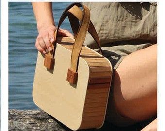 Wooden Bag, Thessaloniki Greece, 3d Laser, Brown Bags, Leather Diy, Satchel Handbags, Diy Bag, Wood Design, Bago