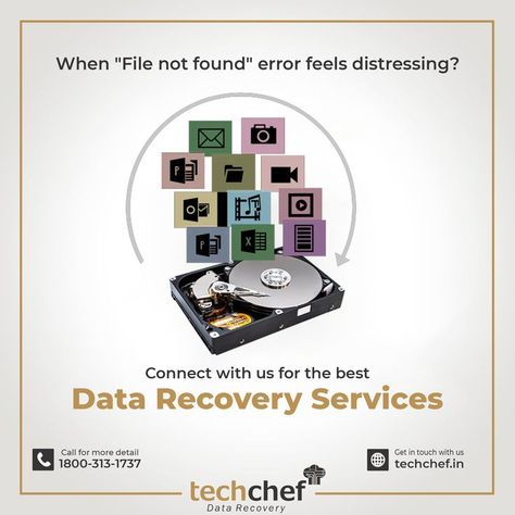 There's no such error that can't be encountered by our experts' team. So if your 💻 𝗰𝗼𝗺𝗽𝘂𝘁𝗲𝗿 𝗼𝗿 𝗹𝗮𝗽𝘁𝗼𝗽 suffers from any data loss due to an error, contact Techchef, the best data recovery expert. Data Loss, Data Recovery, Laptop, Computer, Good Things, Feelings