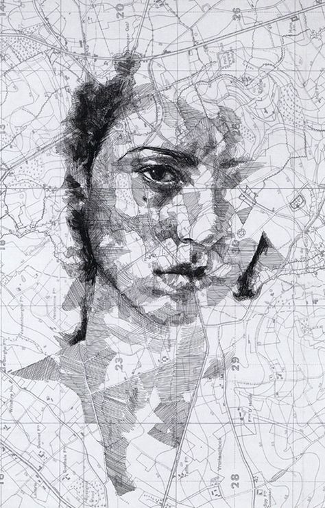 Drawing on map Ed Fairburn, Western Front, Piece Of Paper, Artist Models, Gcse Art, Drawing Projects, Identity Art, A Level Art, Ap Art