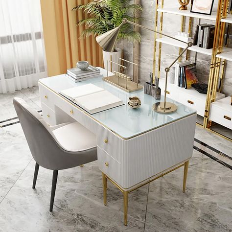 Chic desk decor