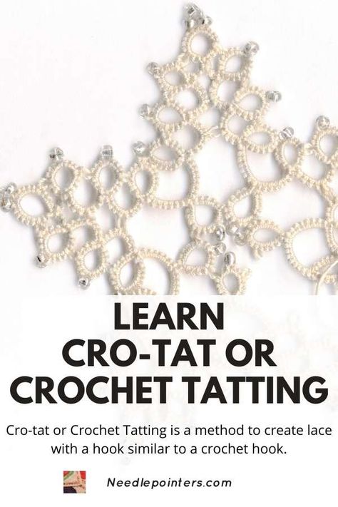 Needle Tatting Tutorial, Crochet Tatting, Needle Tatting Patterns, Shuttle Tatting Patterns, Tatting Tutorial, Sewing Circles, Tatting Jewelry, Needle Tatting, Yarn Thread