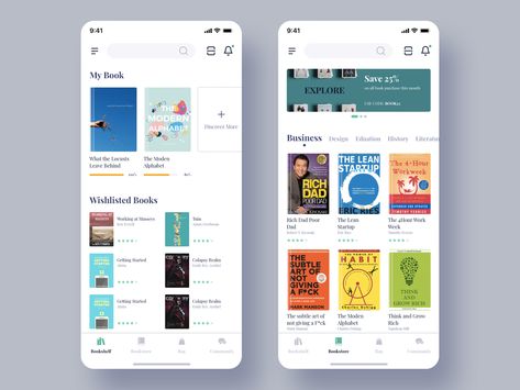 5 Cool User Interface for Bookstore  Design UX Planet - Medium Application Ui Design, Bookstore Design, Ui Design Principles, Library App, App Design Layout, Web Design Mobile, Mobile Ui Design, Design Books, App Design Inspiration